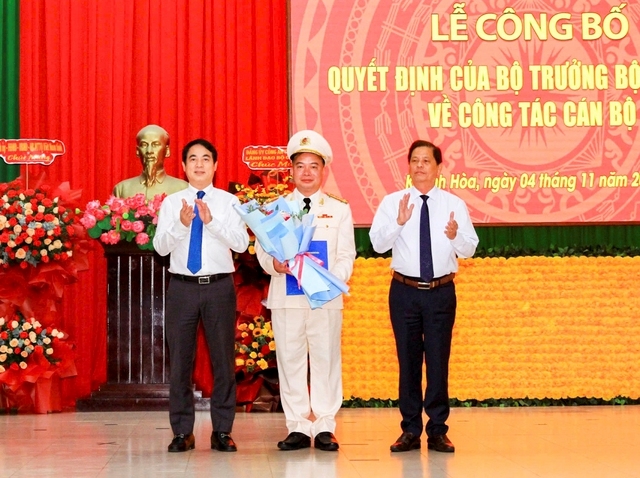 Khánh Hòa có tân Giám đốc Công an tỉnh